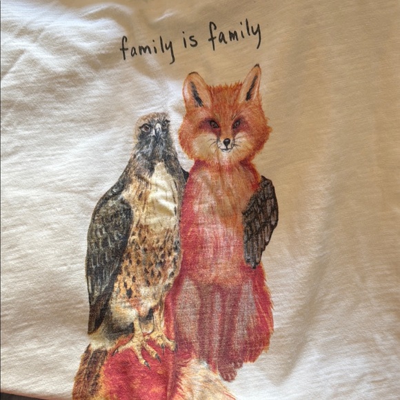 Kids White Animal Print T-Shirt - Picture 4 of 4